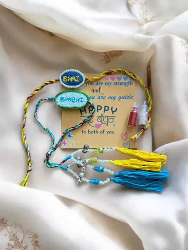 "Bhai-Bhabhi" Handmade Rakhi