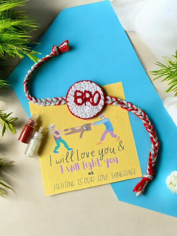 "BRO" Handmade Rakhi