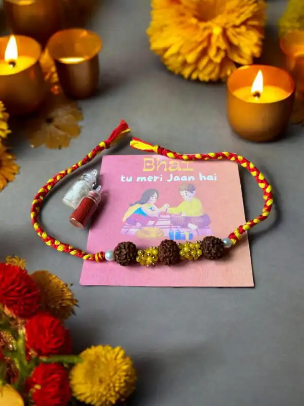 Rudraksha Handmade Rakhi