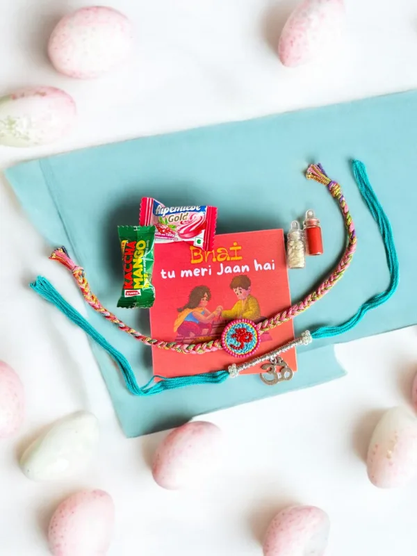 Set of 2 Om Rakhi for Brother