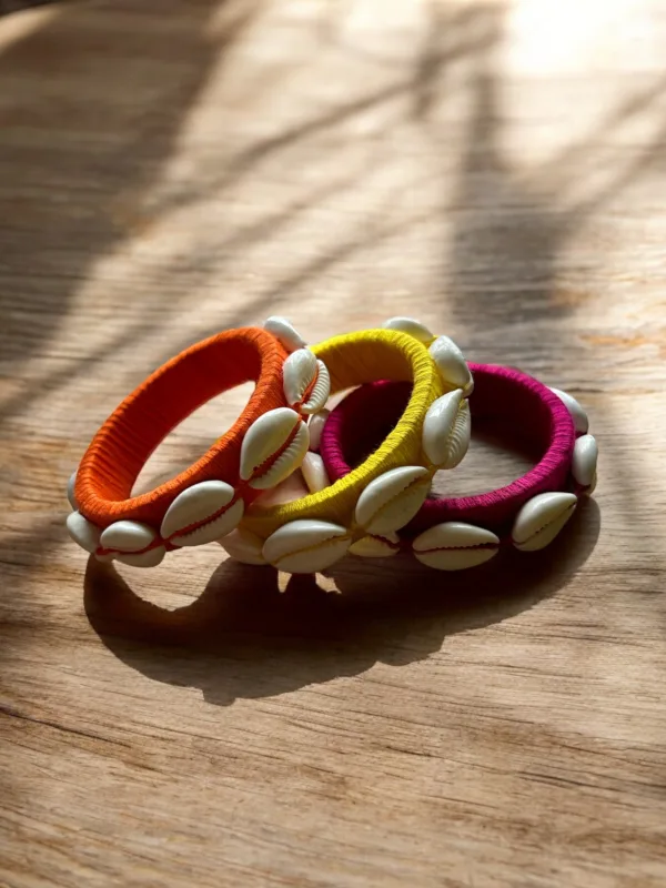 Shell Bangle Set of 3