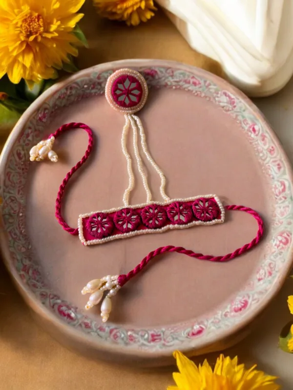 Pink Mirror Hathphool (single piece)