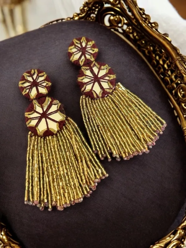 Wine Blingy Handmade Earrings